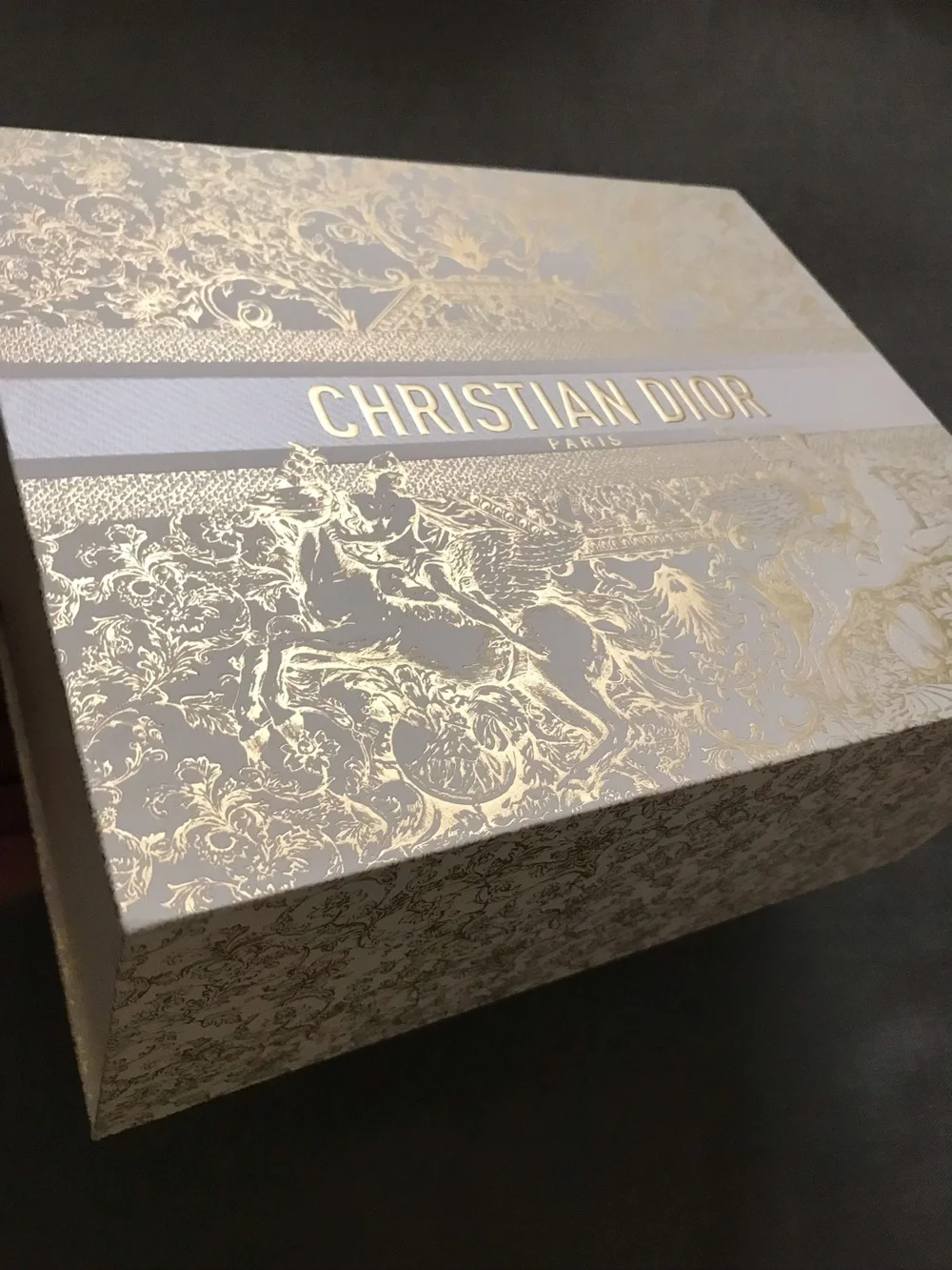 Christian Dior Gold & White Gift Box